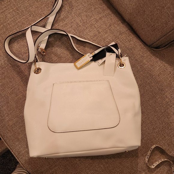 Nicole Miller Handbags - Nicole Miller New York White Purse Bag NWT